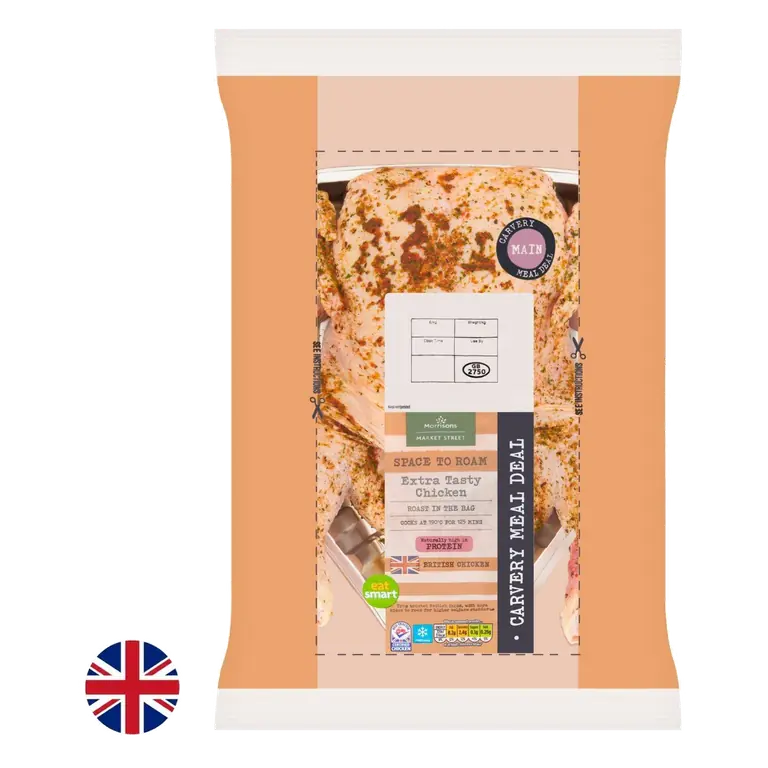 Market Street Extra Tasty Roast In The Bag Chicken 2.4kg