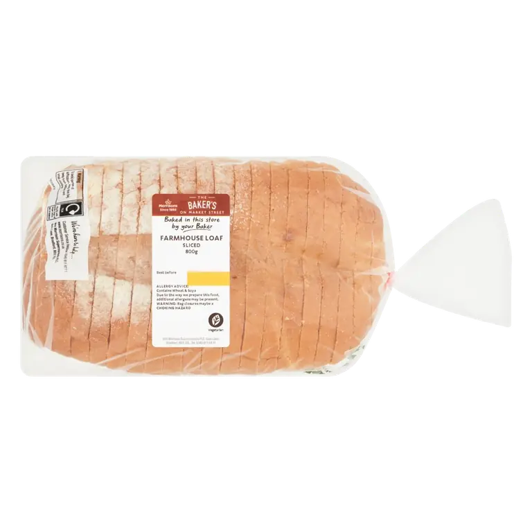 Market Street Farmhouse Sliced Loaf 800g