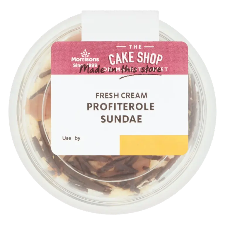 Market Street Fresh Cream Profiterole Sundae