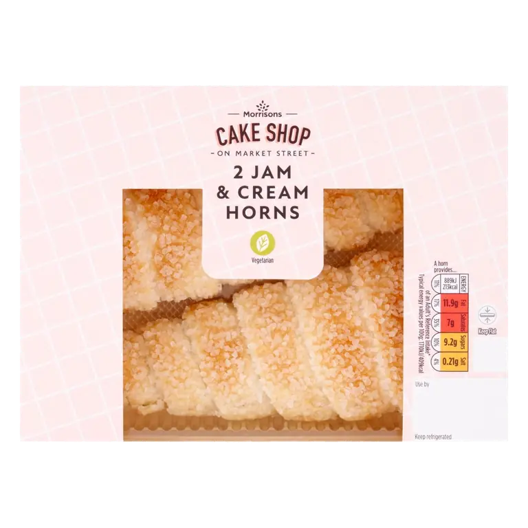 Market Street Jam & Cream Horns