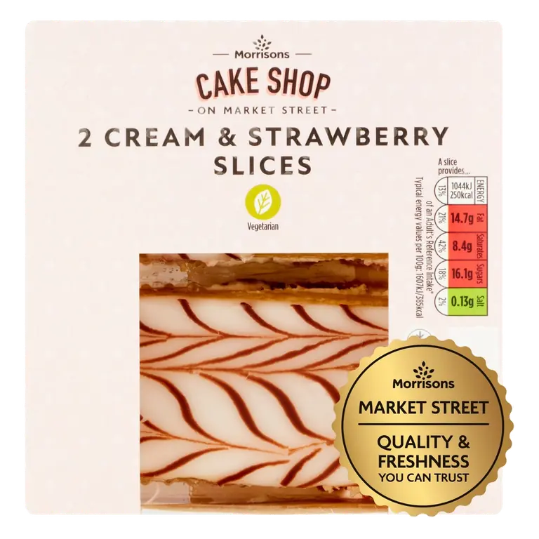 Market Street Jam & Cream Slice