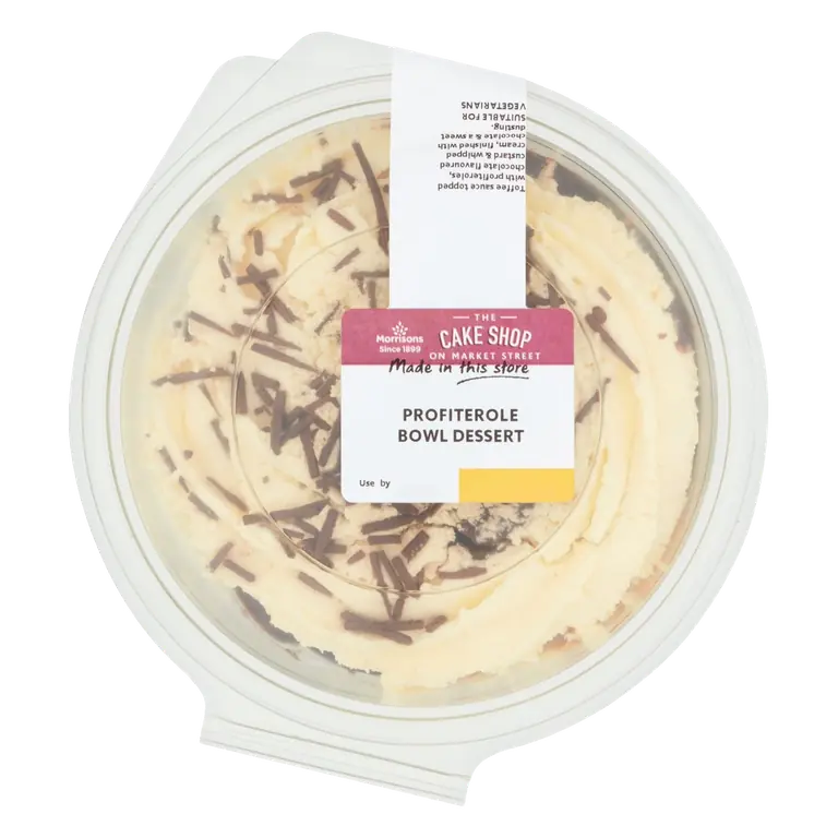 Market Street Profiterole Bowl Dessert