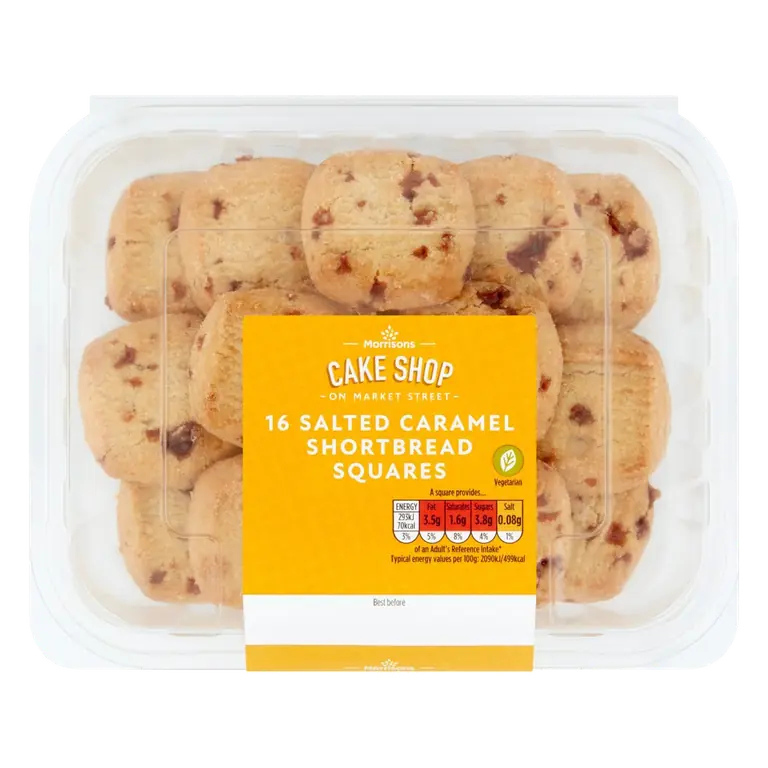 Market Street Salted Caramel Shortbread Squares