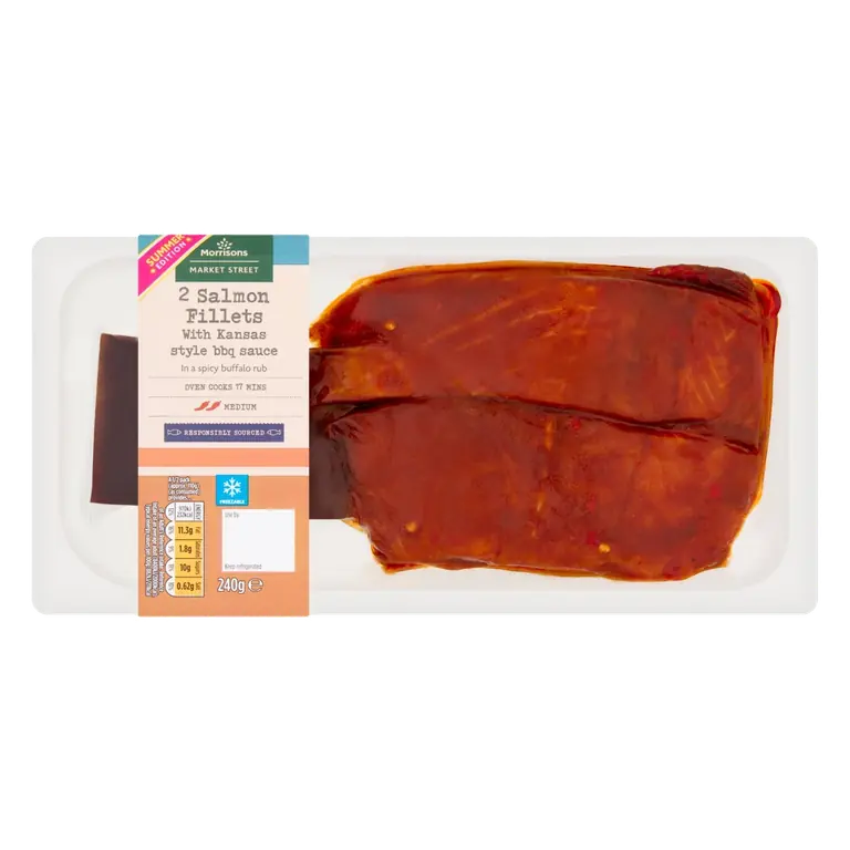 Market Street Spicy Bbq Salmon 240g