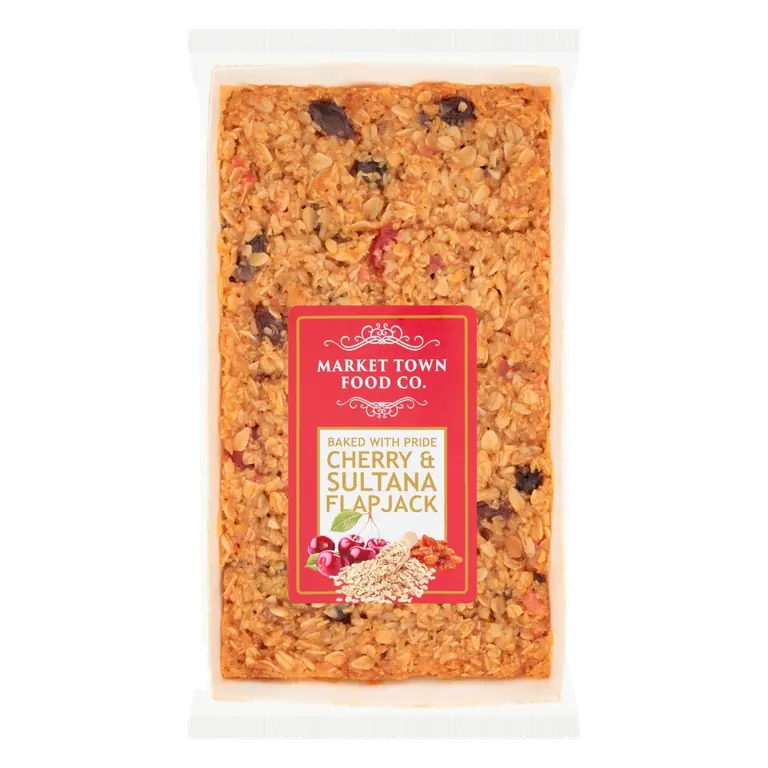 Market Town Cherry And Sultana Flapjack