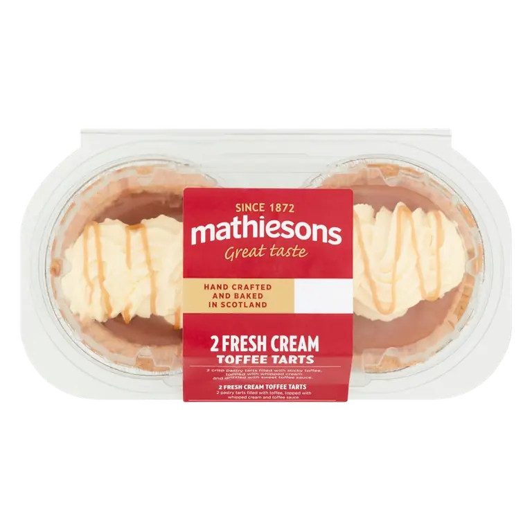 Mathiesons Cream Toffee Tarts