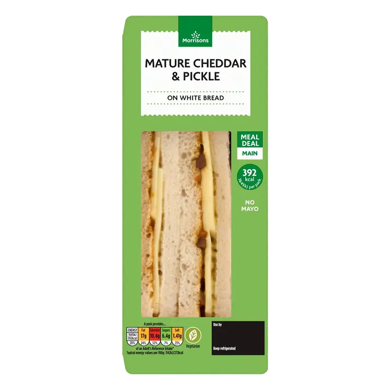 Mature Cheese & Pickle Sandwich