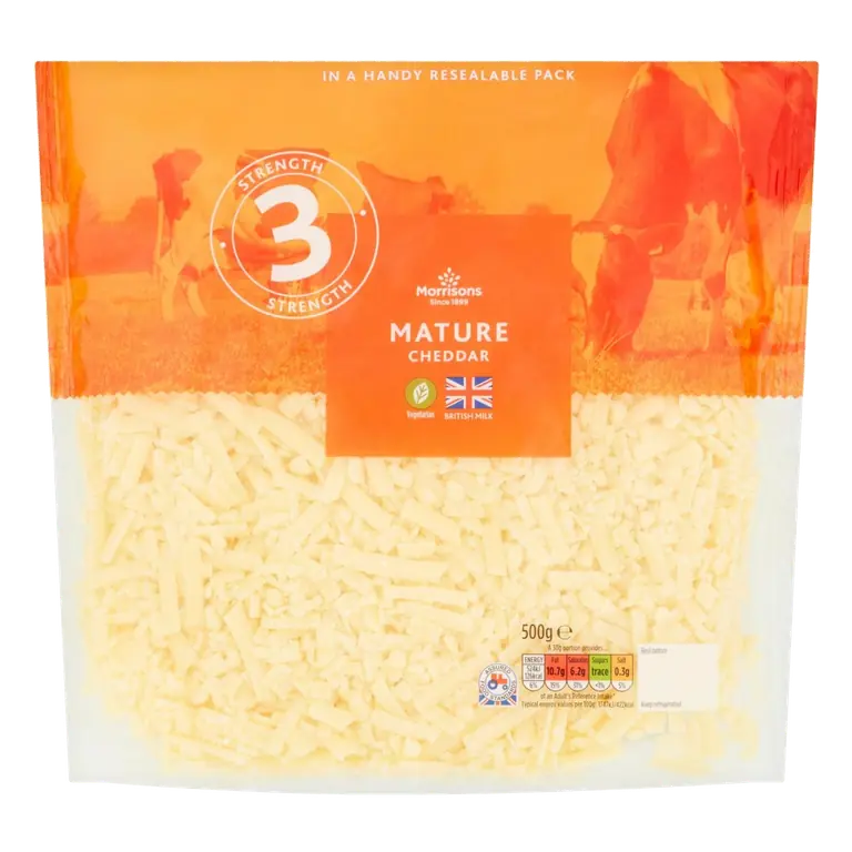 Mature Grated Cheddar 500g