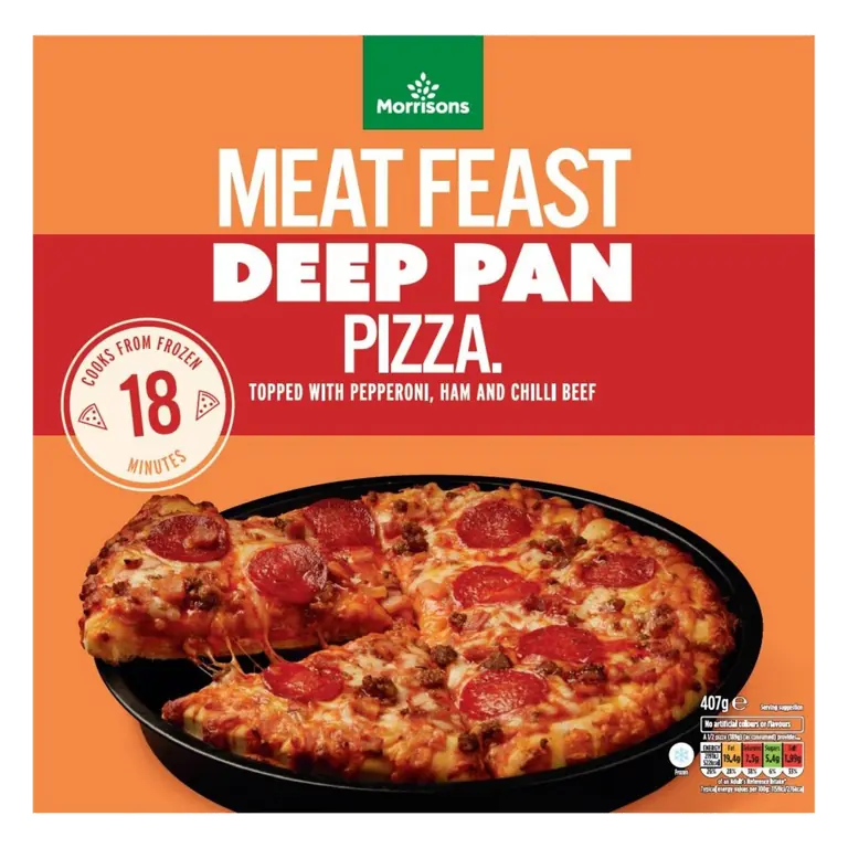 Meat Feast Deep Pan Pizza 407g