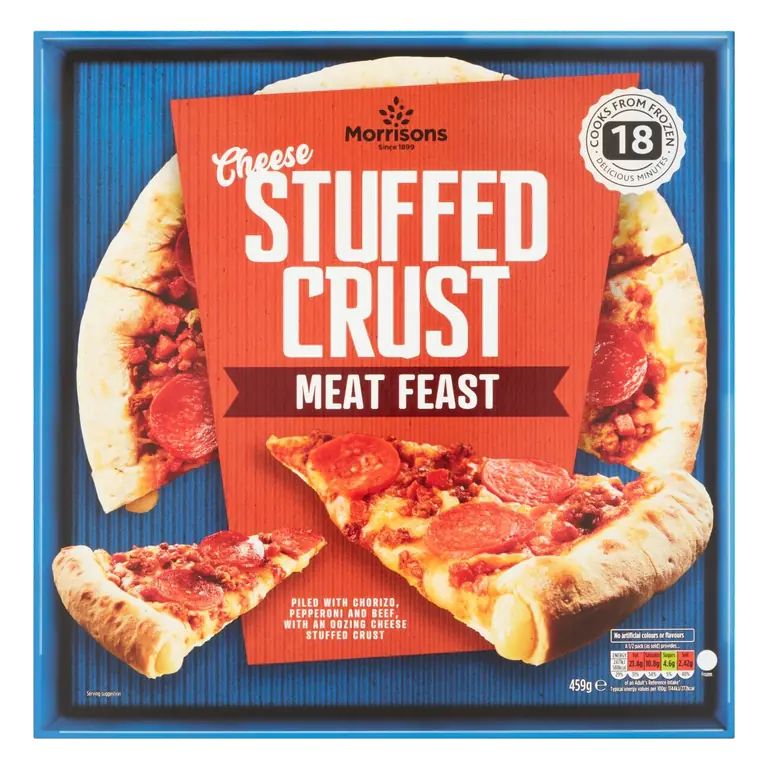 Meat Feast Stuffed Crust Pizza