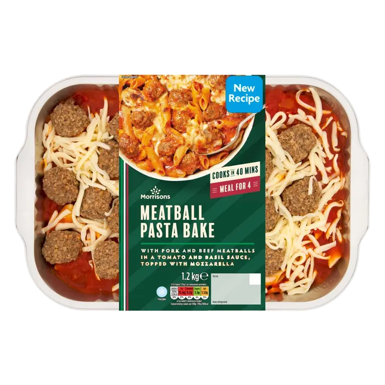 Meatball Pasta Bake with Macaroni