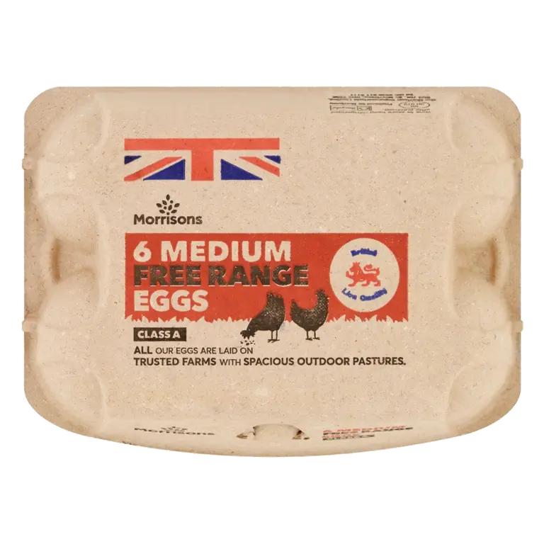 Medium Free Range Eggs 6 Pack