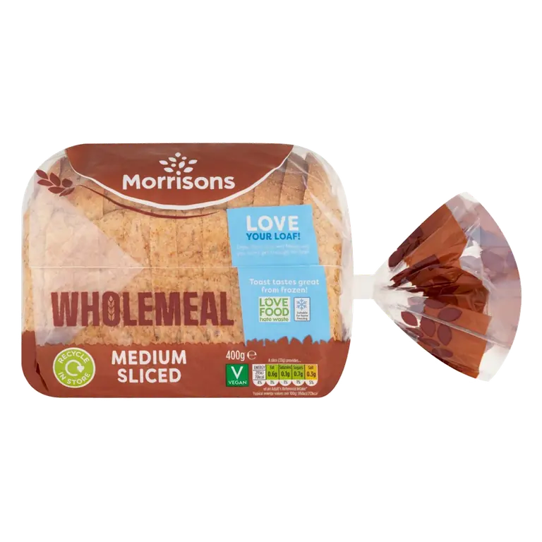 Medium Wholemeal Bread 400g