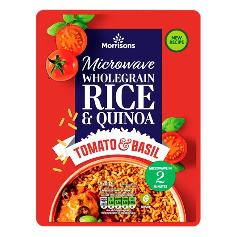 Microwave Wholegrain Rice Quinoa Tom/Basil