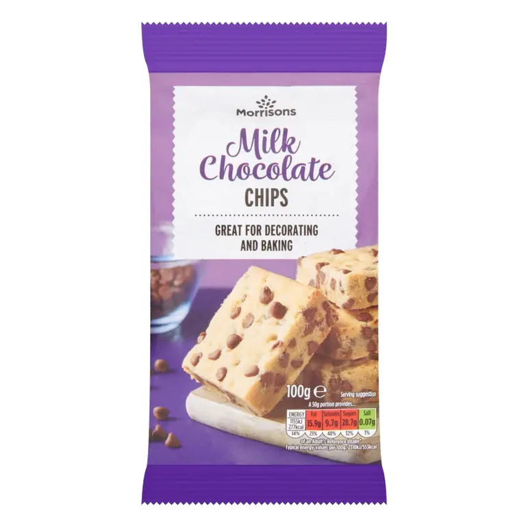 Milk Chocolate Chips 100g