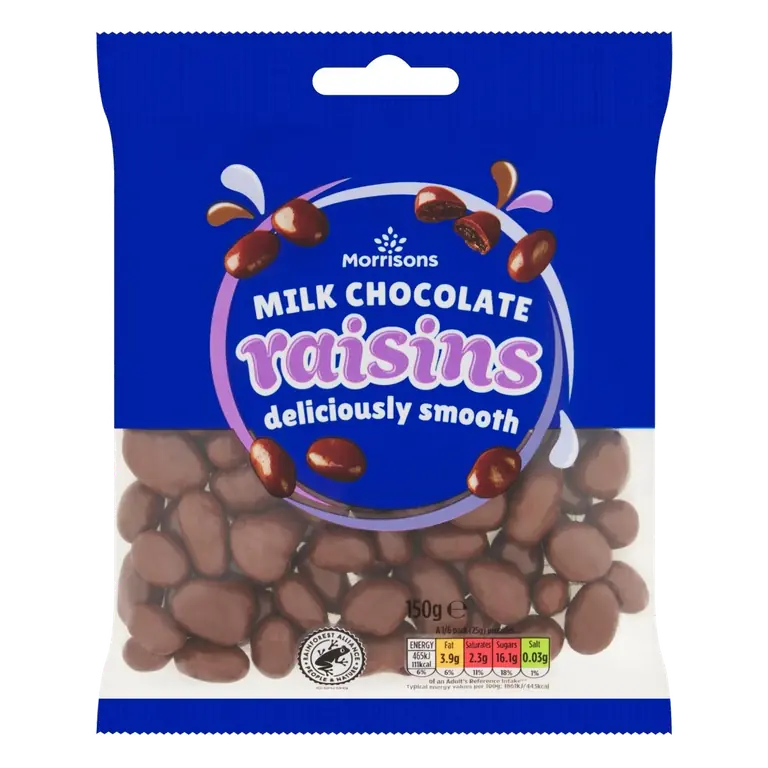 Milk Chocolate Raisins 150g