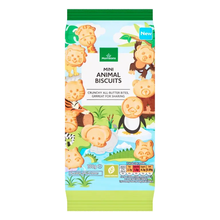 Mini Animals Biscuits 100g
