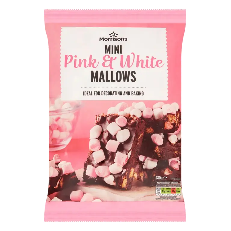 Mini Pink & White Mallows 180g