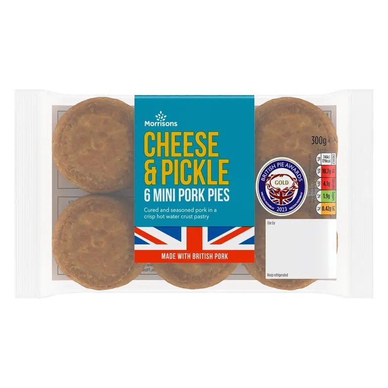 Mini Pork Cheese & Pickle Pies