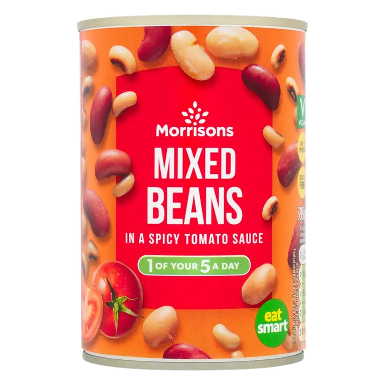 Mixed Beans In Spicy Tomato Sauce