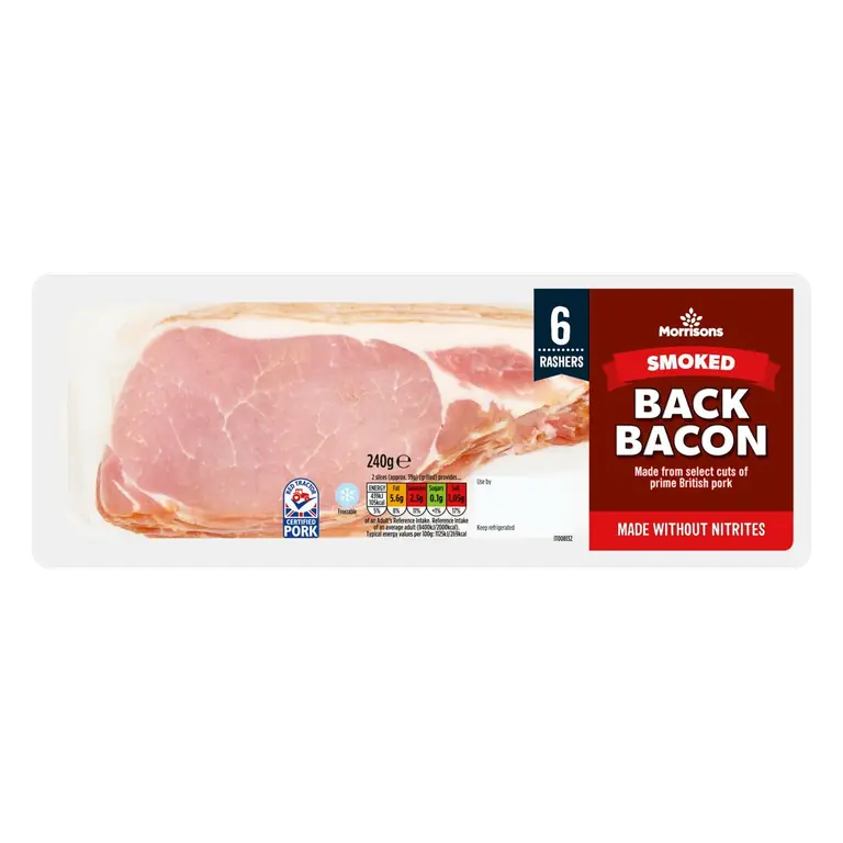 Nitrate Free Smoked Back Bacon