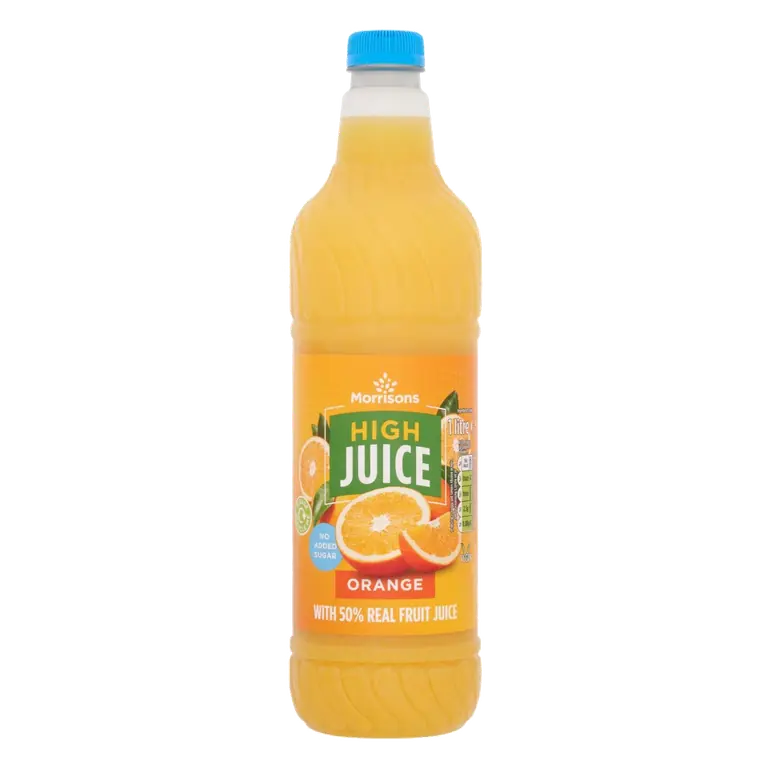 No Added Sugar Orange High Juice Squash 1L