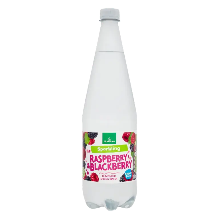 No Added Sugar Sparkling Raspberry & Blackberry Spring Water 1L