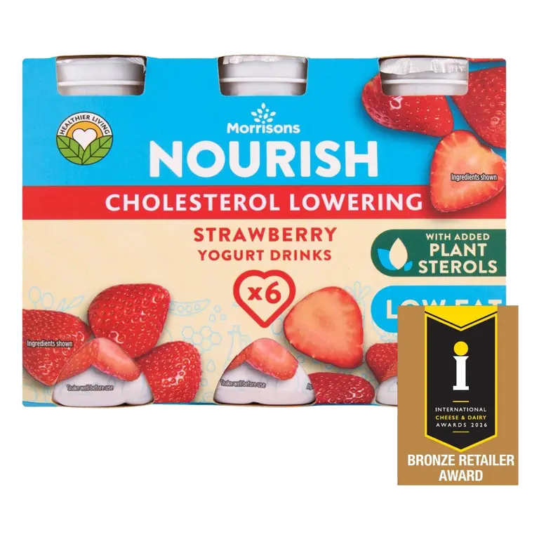 Nourish Cholesterol Lowering Strawberry Drink