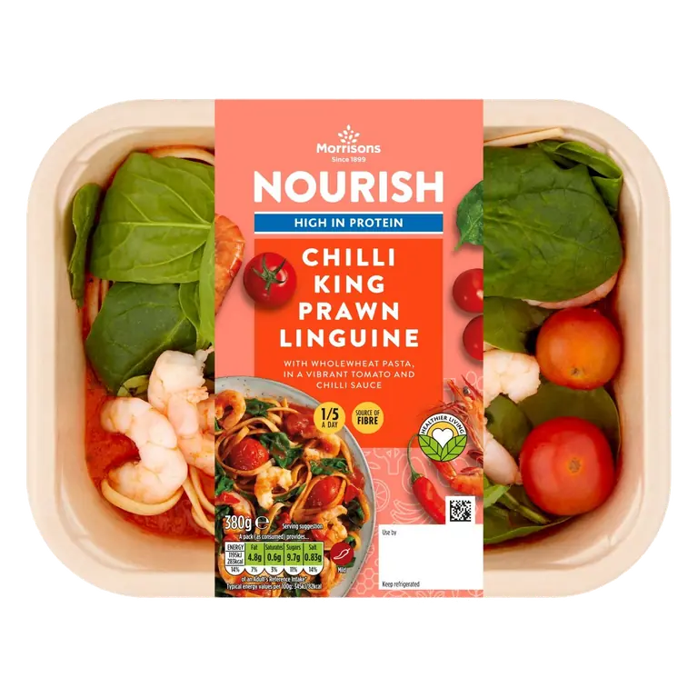 Nourish King Prawn Linguine