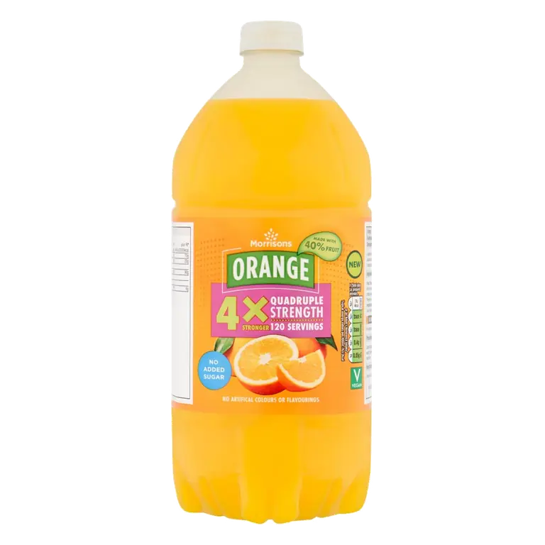 Orange Quadruple Strength Squash