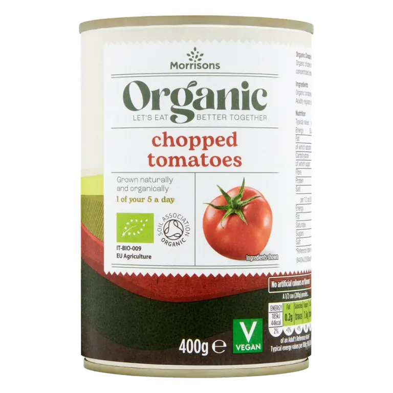Organic Chopped Tomatoes (400g)