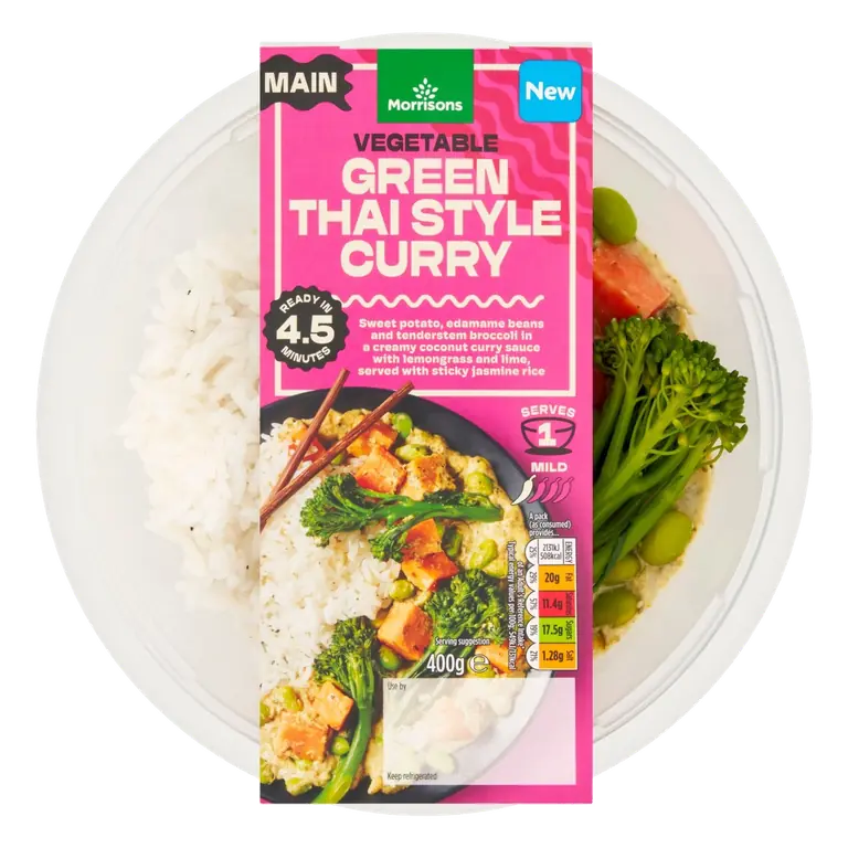 Pan Asian Veggie Thai Green Curry 400g