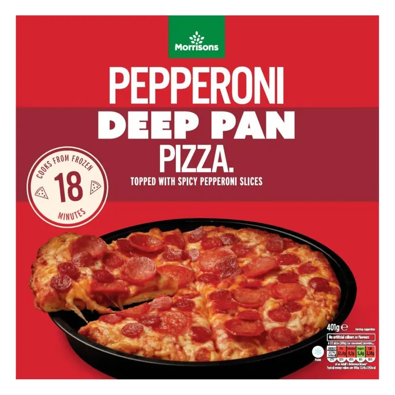 Pepperoni Deep Pan Pizza 401g
