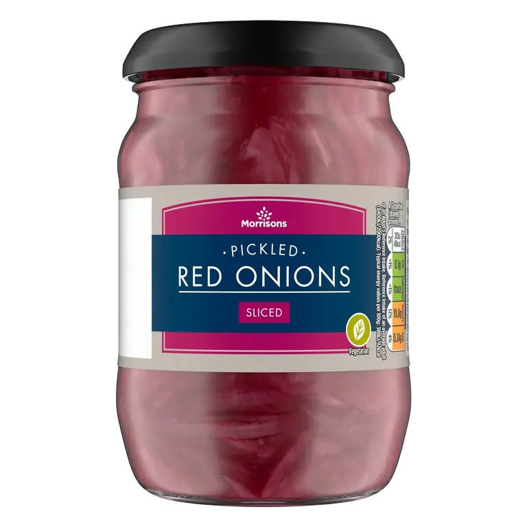 Pickled Red Onions Sliced 340g