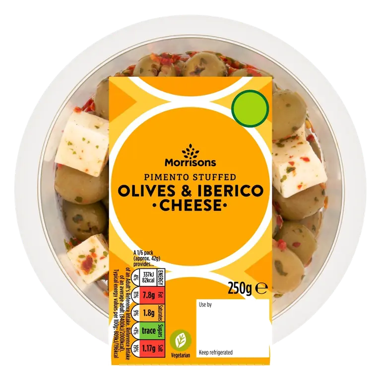 Pimento Stuffed Olives With Iberico