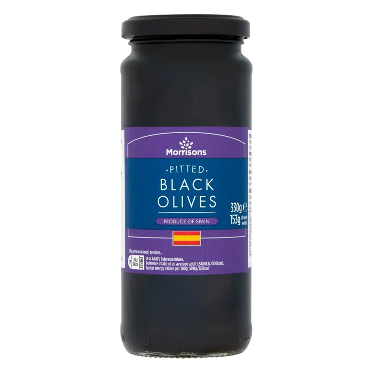 Pitted Black Olives (330g)