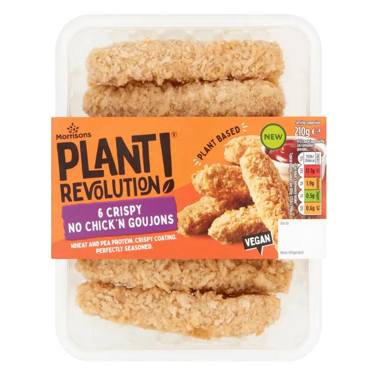 6 Crispy No Chick'N Goujons