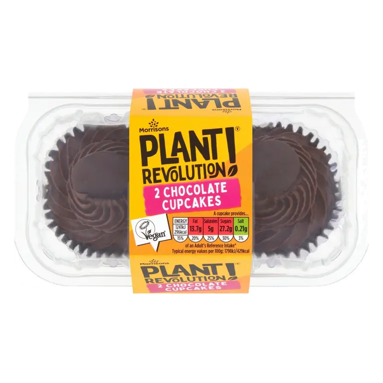 Plant Revolution Vegan Chocolate Cupcakes