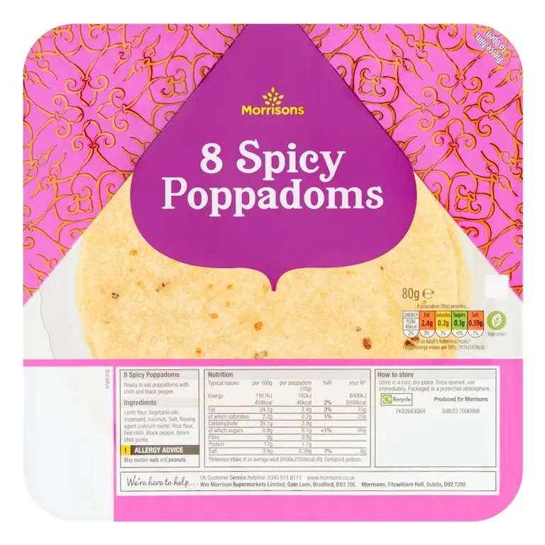 Poppadoms Spicy