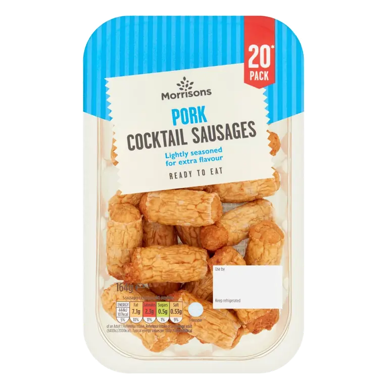 Pork Cocktail Sausages 20 Pack