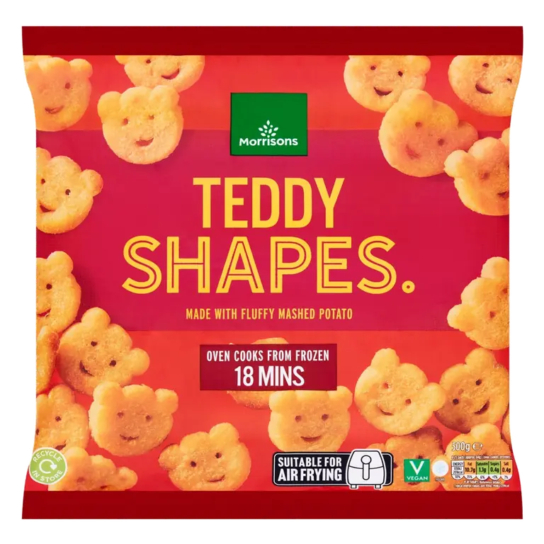 Potato Teddy Shapes