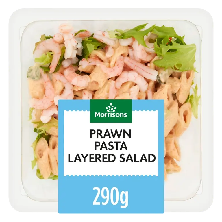 Prawn Pasta Layered Salad