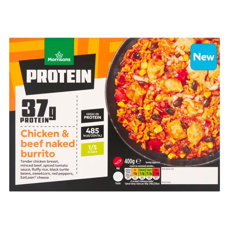 Protein Chicken & Beef Naked Burrito 400g