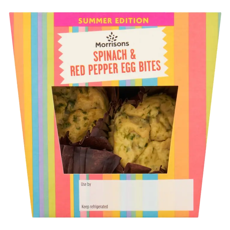 Protein Spinach & Red Pepper Bites 112g