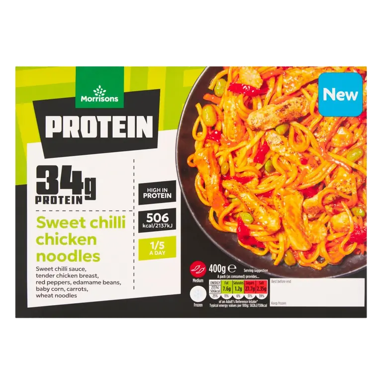 Protein Sweet Chilli Chicken Noodles 400g