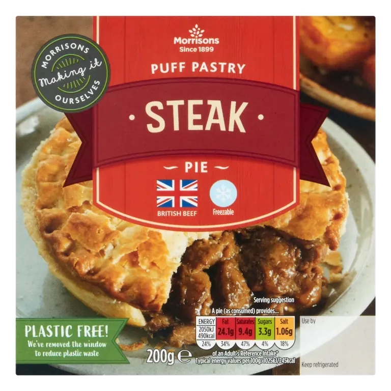 Puff Pastry Steak Pie