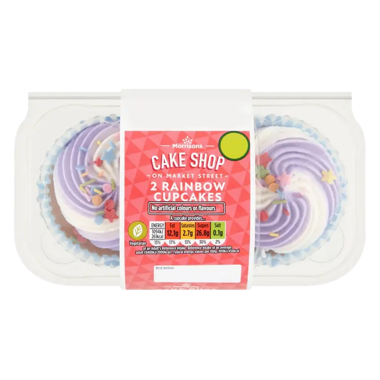 Rainbow Cupcakes