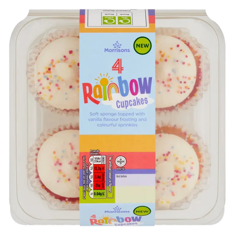 Rainbow Cupcakes