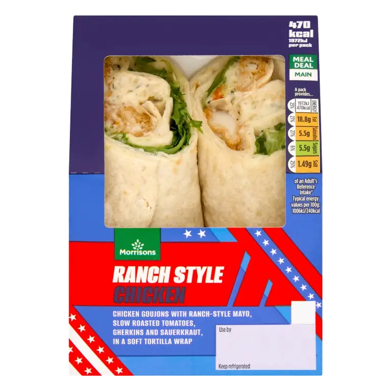 Ranch Style Chicken Wrap