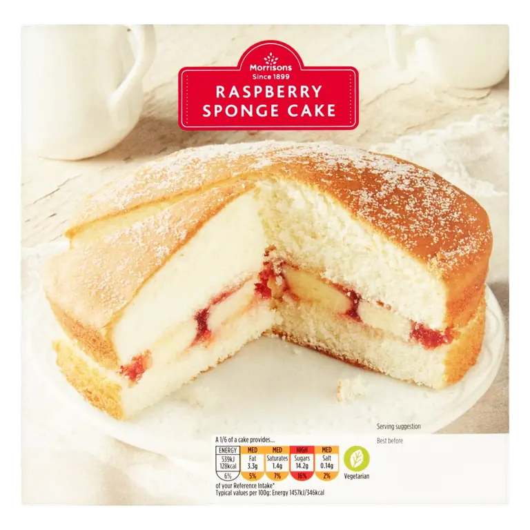 Raspberry Sponge Cake
